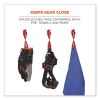 Squids 3420 Dual Clip Swivel Glove Clip Holder, 1 x 0.6 x 5.5, Acetal Copolymer, Red,100/Pack, Ships in 1-3 Business Days4