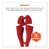 Squids 3420 Dual Clip Swivel Glove Clip Holder, 1 x 0.6 x 5.5, Acetal Copolymer, Red,100/Pack, Ships in 1-3 Business Days6