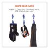 Squids 3420 Dual Clip Swivel Glove Clip Holder, 1 x 0.6 x 5.5, Acetal Copolymer, Blue, 100/Pack, Ships in 1-3 Business Days2