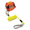 Squids 3190 Tape Measure Tethering Kit, 2 lb Max Working Capacity, 6.5" to 48" Long, Lime/Black, Ships in 1-3 Business Days8