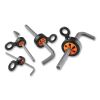 Squids 3194 Hand Tool Tethering Kit, 1 lb Max Working Capacity, 12" to 48" Long, Black/Orange, Ships in 1-3 Business Days7