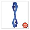 Squids 3400 Glove Clip Holder with Dual Clips, 1 x 1 x 6.5, Acetal Copolymer, Blue, 100/Carton, Ships in 1-3 Business Days2