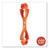 Squids 3400 Glove Clip Holder with Dual Clips, 1 x 1 x 6.5, Acetal Copolymer, Orange, 100/Carton, Ships in 1-3 Business Days2