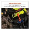 Squids 3400 Glove Clip Holder with Dual Clips, 1 x 1 x 6.5, Acetal Copolymer, Orange, 100/Carton, Ships in 1-3 Business Days4