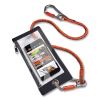 Squids 3760 Phone Pouch + Trap for Plus Size Phones, Clear/Black, Ships in 1-3 Business Days3