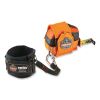 Squids 3770 Belt Clip Tape Measure Holder, Large, 3.62 x 7.25 x 2.5, Polyester, Orange, Ships in 1-3 Business Days11