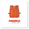 GloWear 8020HL Non-Certified Standard Vest, Polyester, One Size Fits Most, Orange, Ships in 1-3 Business Days4