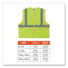 GloWear 8205Z Class 2 Super Economy Mesh Vest, Polyester, Lime, 2X-Large/3X-Large, Ships in 1-3 Business Days4