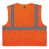 GloWear 8210HL Class 2 Economy Mesh Hook and Loop Vest, Polyester, X-Small, Orange , Ships in 1-3 Business Days3