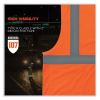 GloWear 8210HL Class 2 Economy Mesh Hook and Loop Vest, Polyester, Small/Medium, Orange, Ships in 1-3 Business Days3