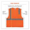 GloWear 8210HL Class 2 Economy Mesh Hook and Loop Vest, Polyester, Small/Medium, Orange, Ships in 1-3 Business Days7