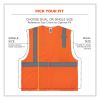 GloWear 8210HL Class 2 Economy Mesh Hook and Loop Vest, Polyester, Large/X-Large, Orange, Ships in 1-3 Business Days7