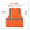 GloWear 8210HL Class 2 Economy Mesh Hook and Loop Vest, Polyester, 2X-Large/3X-Large, Orange, Ships in 1-3 Business Days7