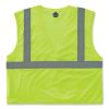 GloWear 8210HL Class 2 Economy Mesh Hook and Loop Vest, Polyester, Small/Medium, Lime, Ships in 1-3 Business Days2