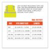 GloWear 8210HL Class 2 Economy Mesh Hook and Loop Vest, Polyester, Small/Medium, Lime, Ships in 1-3 Business Days8