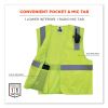 GloWear 8210HL Class 2 Economy Mesh Hook and Loop Vest, Polyester, 4X-Large/5X-Large, Lime, Ships in 1-3 Business Days4