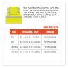 GloWear 8210HL Class 2 Economy Mesh Hook and Loop Vest, Polyester, 4X-Large/5X-Large, Lime, Ships in 1-3 Business Days8