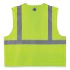 GloWear 8220HL Class 2 Standard Mesh Hook and Loop Vest, Polyester, Large/X-Large, Lime, Ships in 1-3 Business Days2
