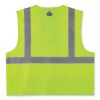GloWear 8220HL Class 2 Standard Mesh Hook and Loop Vest, Polyester, 4X-Large/5X-Large, Lime, Ships in 1-3 Business Days2