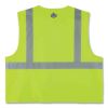 GloWear 8225Z Class 2 Standard Solid Vest, Polyester, Lime, 2X-Large/3X-Large, Ships in 1-3 Business Days3