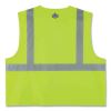 GloWear 8225Z Class 2 Standard Solid Vest, Polyester, Lime, 4X-Large/5X-Large, Ships in 1-3 Business Days2