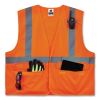 GloWear 8225HL Class 2 Standard Solid Hook and Loop Vest, Polyester, Orange, Small/Medium, Ships in 1-3 Business Days3