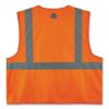 GloWear 8225HL Class 2 Standard Solid Hook and Loop Vest, Polyester, Orange, Large/X-Large, Ships in 1-3 Business Days2