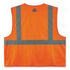 GloWear 8225HL Class 2 Standard Solid Hook and Loop Vest, Polyester, Orange, 4X-Large/5X-Large, Ships in 1-3 Business Days2