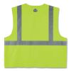 GloWear 8225HL Class 2 Standard Solid Hook and Loop Vest, Polyester, Lime, Small/Medium, Ships in 1-3 Business Days3