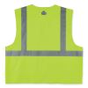 GloWear 8225HL Class 2 Standard Solid Hook and Loop Vest, Polyester, Lime, Large/X-Large, Ships in 1-3 Business Days4