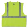 GloWear 8225HL Class 2 Standard Solid Hook and Loop Vest, Polyester, Lime, 2X-Large/3X-Large, Ships in 1-3 Business Days4