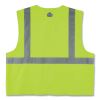 GloWear 8225HL Class 2 Standard Solid Hook and Loop Vest, Polyester, Lime, 4X-Large/5X-Large, Ships in 1-3 Business Days2