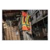 GloWear 8229Z Class 2 Economy Two-Tone Zipper Vest, Polyester, Large/X-Large, Orange, Ships in 1-3 Business Days4