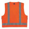 GloWear 8250Z Class 2 Surveyors Zipper Vest, Polyester, Small/Medium, Orange, Ships in 1-3 Business Days2