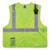 GloWear 8217BA Class 2 Breakaway Mesh Vest, Polyester, 2X-Large/3X-Large, Lime, Ships in 1-3 Business Days3
