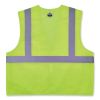 GloWear 8217BA Class 2 Breakaway Mesh Vest, Polyester, 4X-Large/5X-Large, Lime, Ships in 1-3 Business Days2