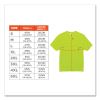 GloWear 8089 Non-Certified Hi-Vis T-Shirt, Polyester, Medium, Lime, Ships in 1-3 Business Days3