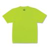 GloWear 8089 Non-Certified Hi-Vis T-Shirt, Polyester, Large, Lime, Ships in 1-3 Business Days2