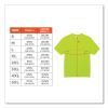 GloWear 8089 Non-Certified Hi-Vis T-Shirt, Polyester, Large, Lime, Ships in 1-3 Business Days4