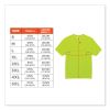 GloWear 8089 Non-Certified Hi-Vis T-Shirt, Polyester, 3X-Large, Lime, Ships in 1-3 Business Days4