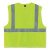 GloWear 8263FRHL Class 2 FR Safety Economy Hook and Loop Vest, Modacrylic Mesh/Cotton, L/XL Lime, Ships in 1-3 Business Days2