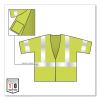 GloWear 8310HL Class 3 Economy Hook and Loop Vest, Polyester, 4X-Large/5X-Large, Lime, Ships in 1-3 Business Days2