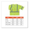 GloWear 8310HL Class 3 Economy Hook and Loop Vest, Polyester, 4X-Large/5X-Large, Lime, Ships in 1-3 Business Days3