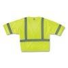 GloWear 8310HL Class 3 Economy Hook and Loop Vest, Polyester, 4X-Large/5X-Large, Lime, Ships in 1-3 Business Days4