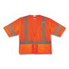 GloWear 8320Z Class 3 Standard Zipper Vest, Polyester, Small/Medium, Orange, Ships in 1-3 Business Days3
