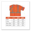 GloWear 8320Z Class 3 Standard Zipper Vest, Polyester, Small/Medium, Orange, Ships in 1-3 Business Days4