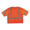 GloWear 8320Z Class 3 Standard Zipper Vest, Polyester, Small/Medium, Orange, Ships in 1-3 Business Days5