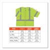 GloWear 8320Z Class 3 Standard Zipper Vest, Polyester, 2X-Large/3X-Large, Lime, Ships in 1-3 Business Days4