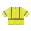GloWear 8320Z Class 3 Standard Zipper Vest, Polyester, 4X-Large/5X-Large, Lime, Ships in 1-3 Business Days3