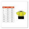 GloWear 8289BK Class 2 Hi-Vis T-Shirt with Black Bottom, 5X-Large, Lime, Ships in 1-3 Business Days2